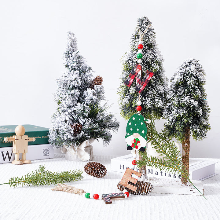 Dekorative Weihnachtsanhänger mit Weihnachtsmann-Motiv Karnz