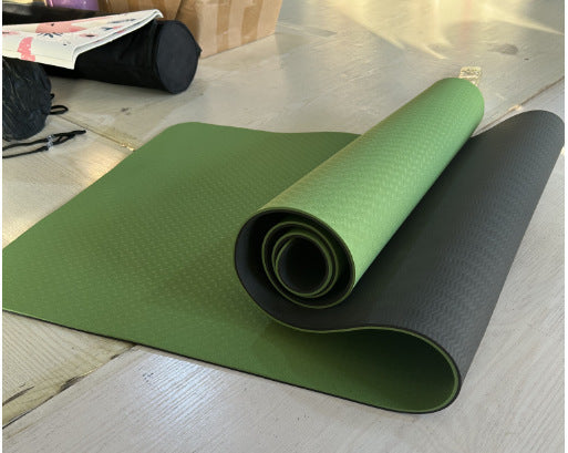 Rutschfeste Fitness-Yogamatte mit Doppelter Dämpfung Karnz