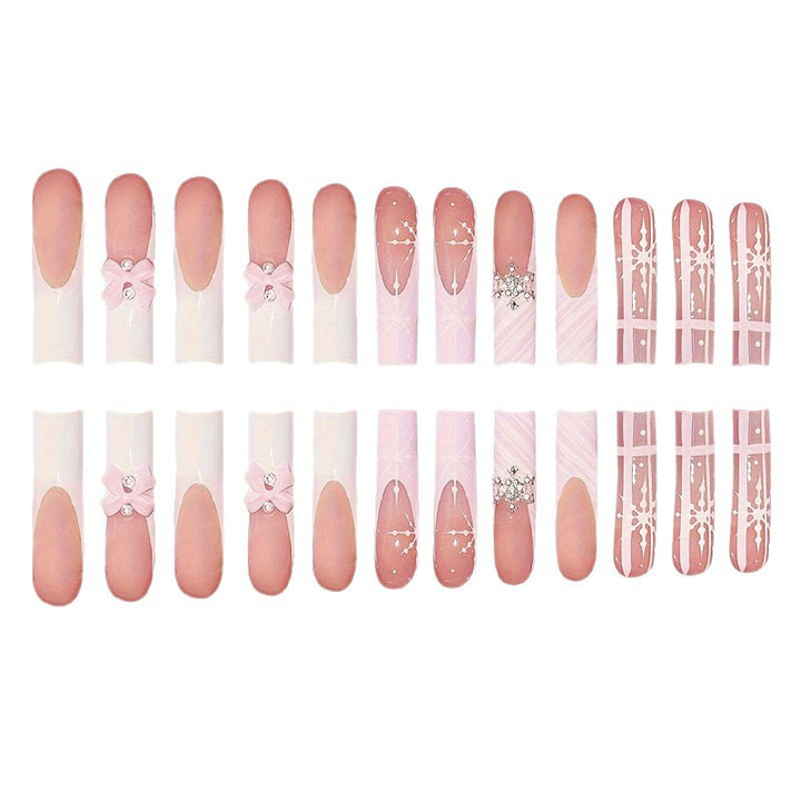 Glamouröses Holiday Press-On Nail Set Karnz