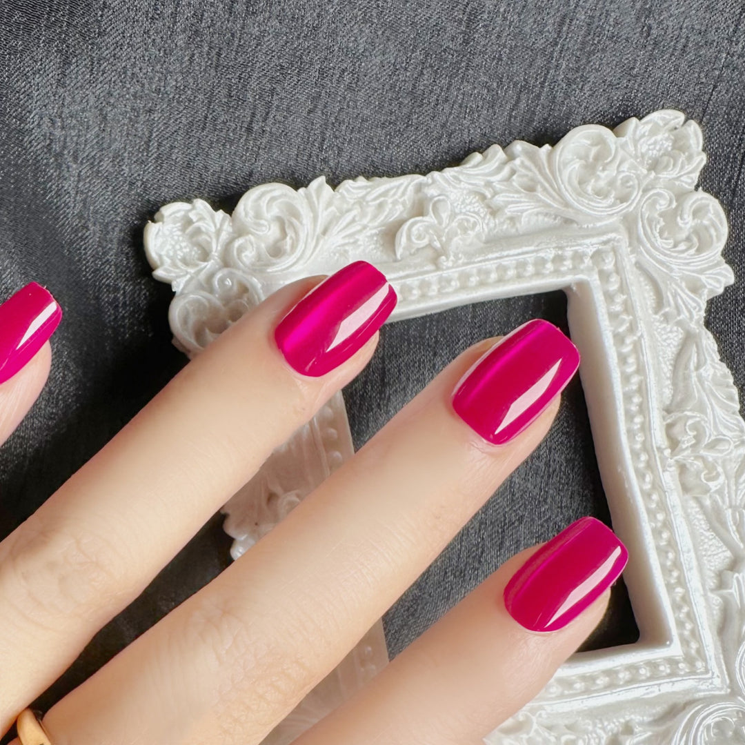 Glänzendes Press-On-Nagelset