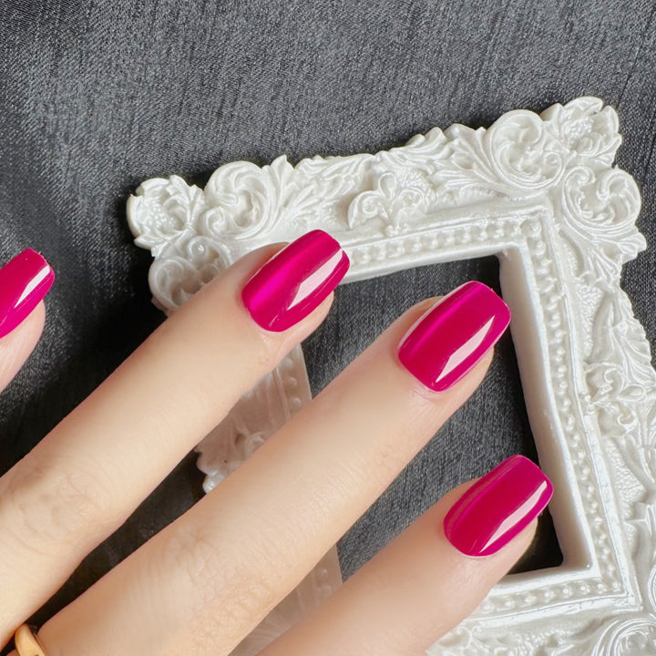 Glänzendes Press-On-Nagelset