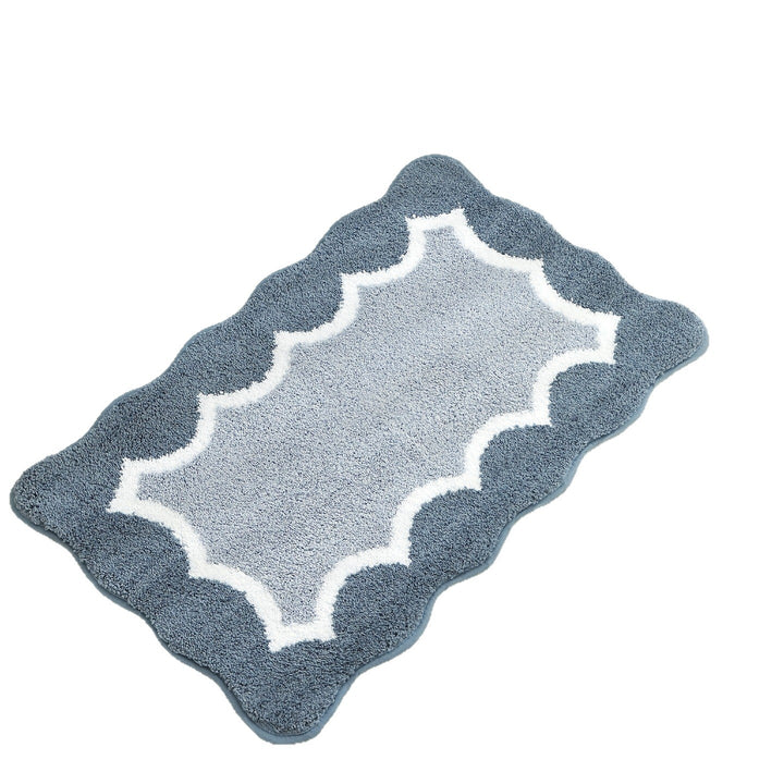 Premium weicher Plüsch Badezimmer Teppich Karnz