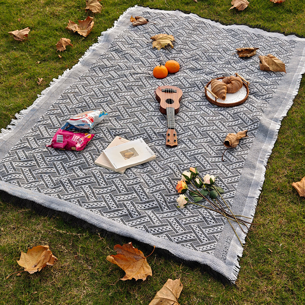 Gemütliche Outdoor-Picknickdecke