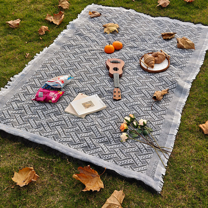 Gemütliche Outdoor-Picknickdecke