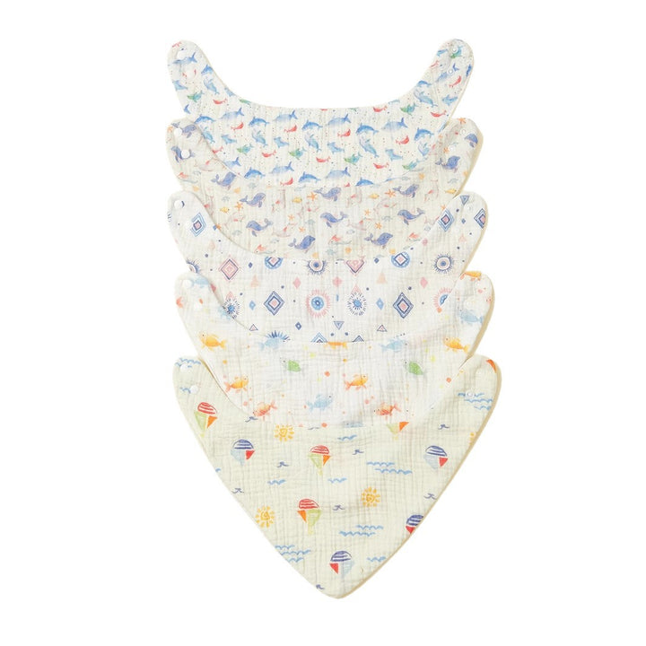 Weiche Musselin Baby Bandana Lätzchen Set Karnz