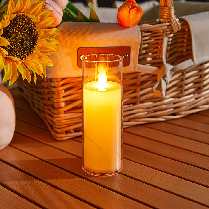 LED Wachskerze im modernen Design Karnz