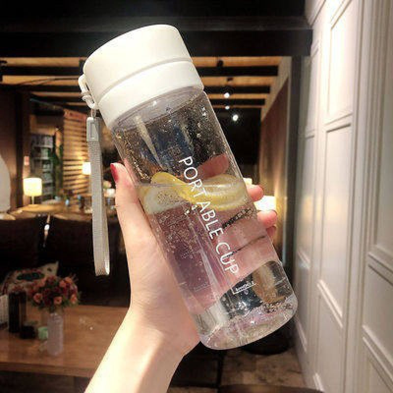 Damen stilvolle Glas-Trinkflasche Karnz