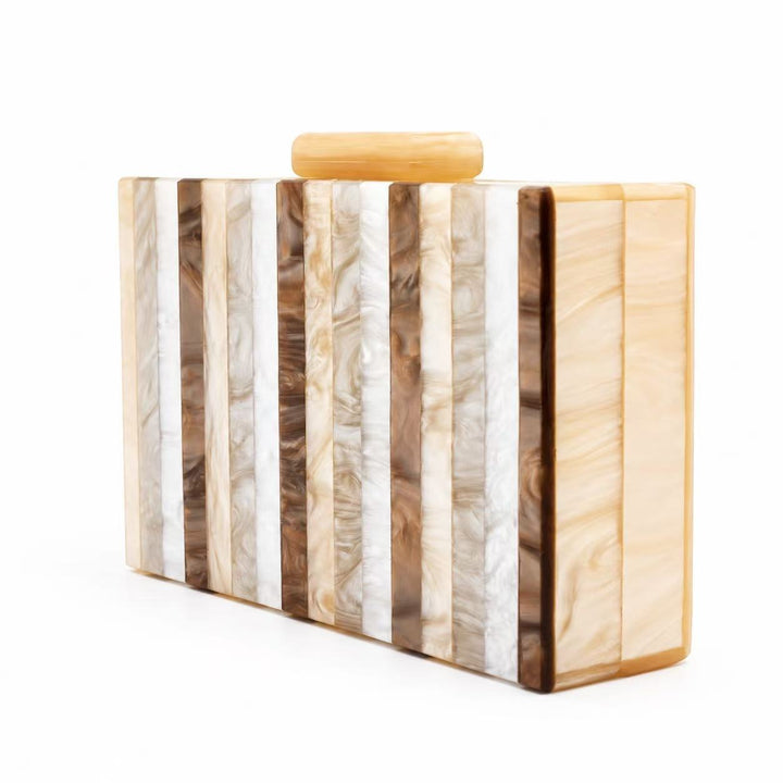 Artisan-inspirierte Acryl-Clutch