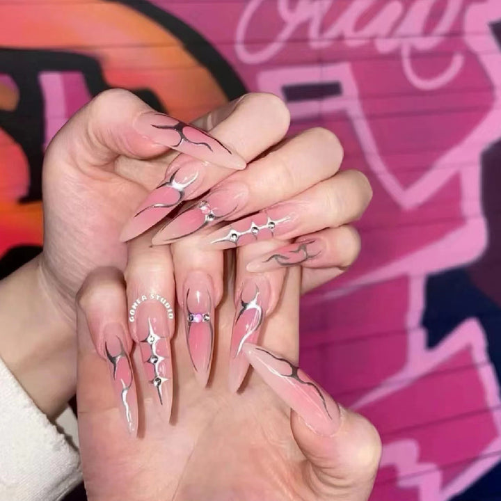 Künstlerisches Stiletto Nail Art Design Kit