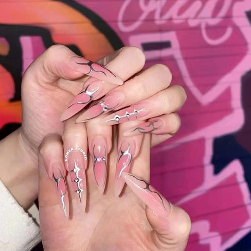 Künstlerisches Stiletto Nail Art Design Kit