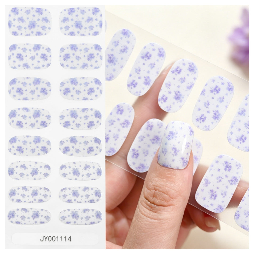 Blumendesign-Nagelwraps