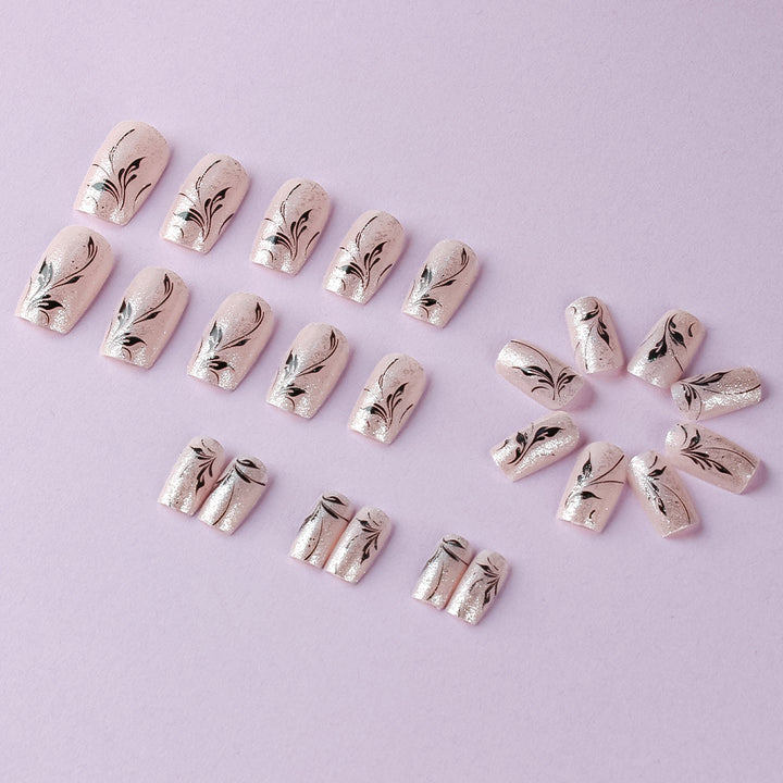 Floral Gel Nail Art Design Karnz 1787542888