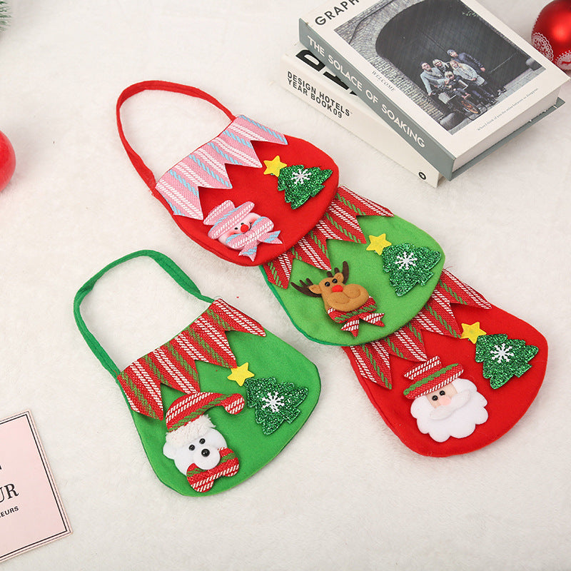 Niedliche Weihnachtsgeschenktasche aus Filz Karnz