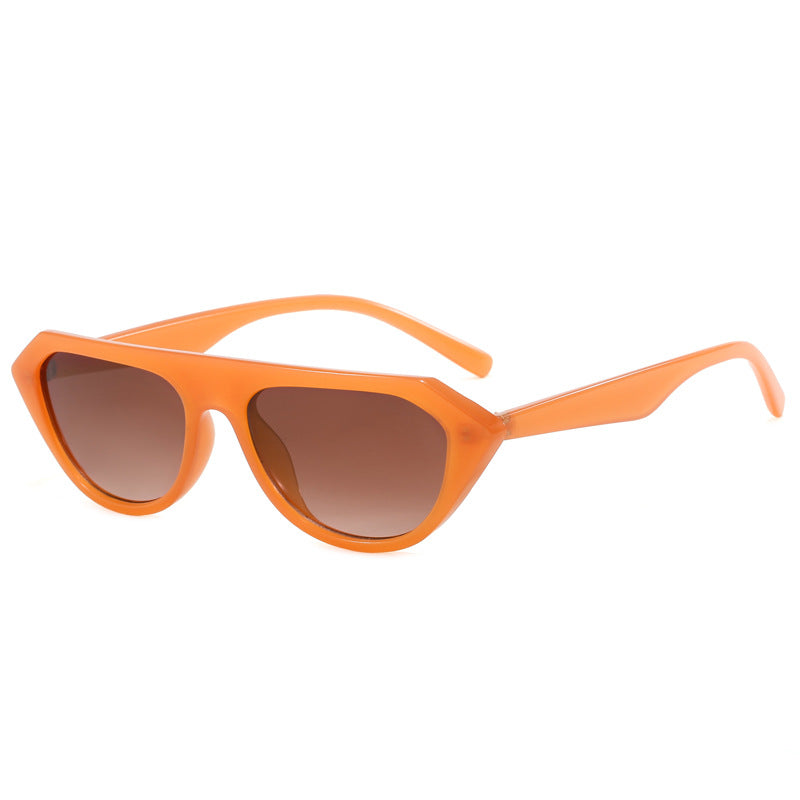 Damen modische asymmetrische Sonnenbrille Karnz