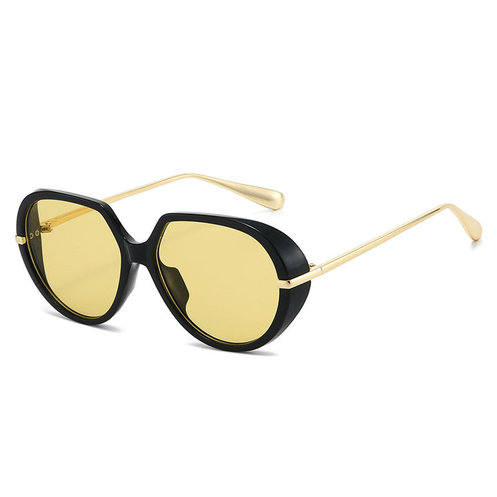 Elegante Übergroße Sonnenbrillen Karnz
