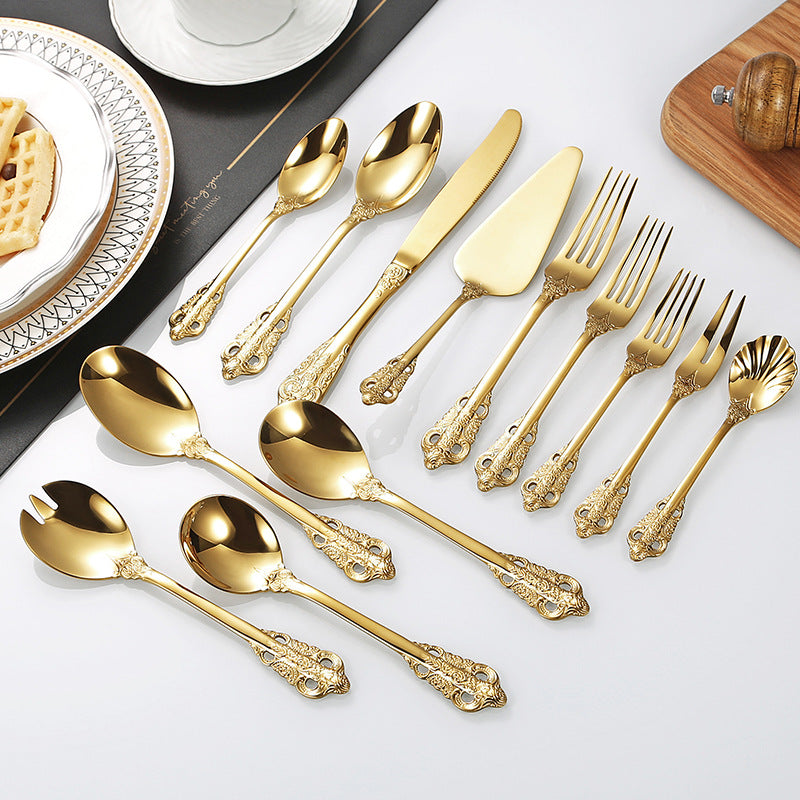 Elegante Fischgabel mit Kunstvollem Griffdesign Karnz