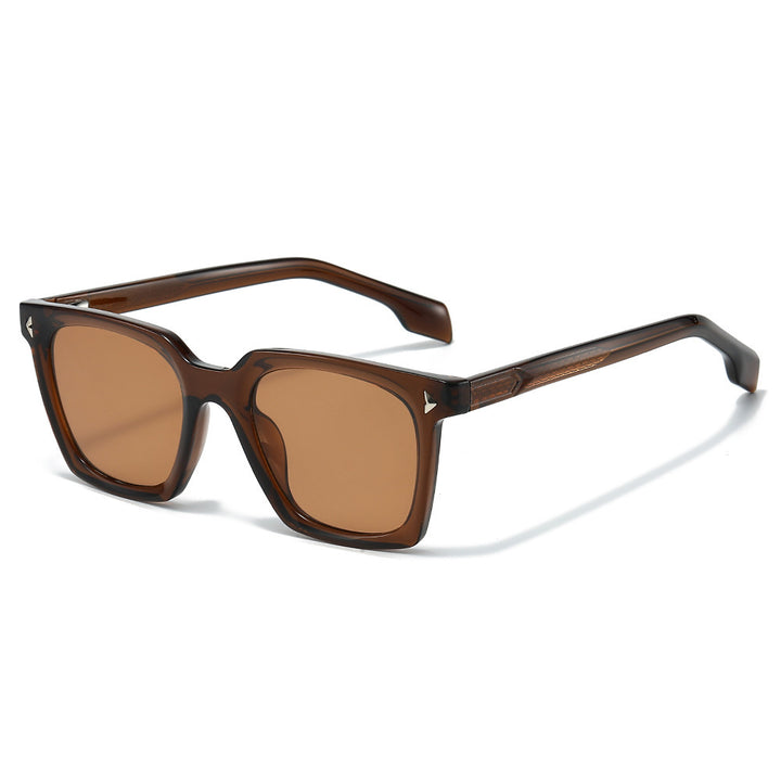 Retro-inspirierte übergroße geometrische Sonnenbrille Karnz