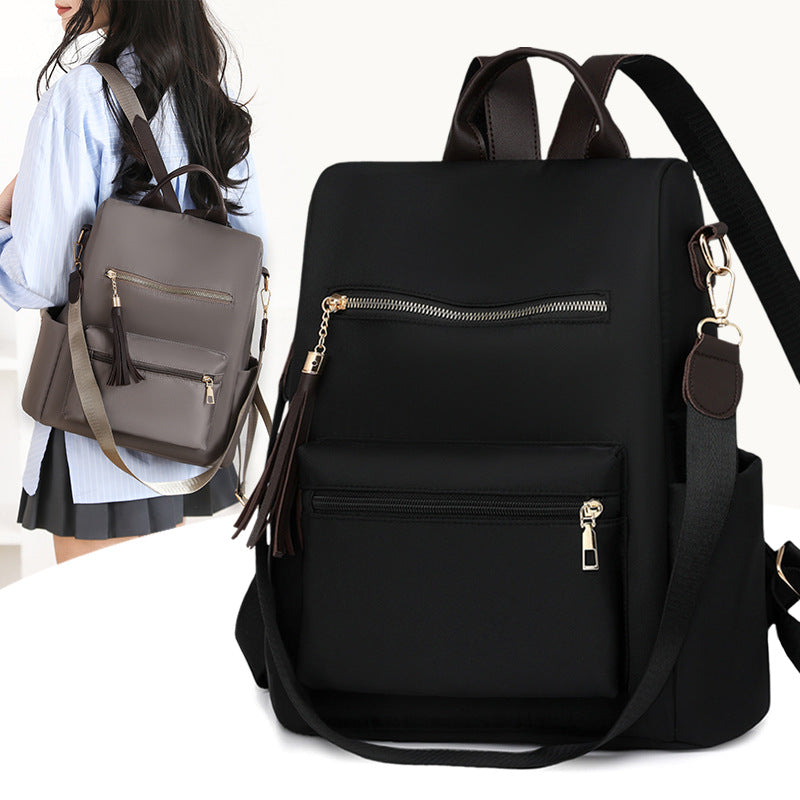 Eleganter Multi-Taschen-Rucksack mit abnehmbarem Gurt Karnz