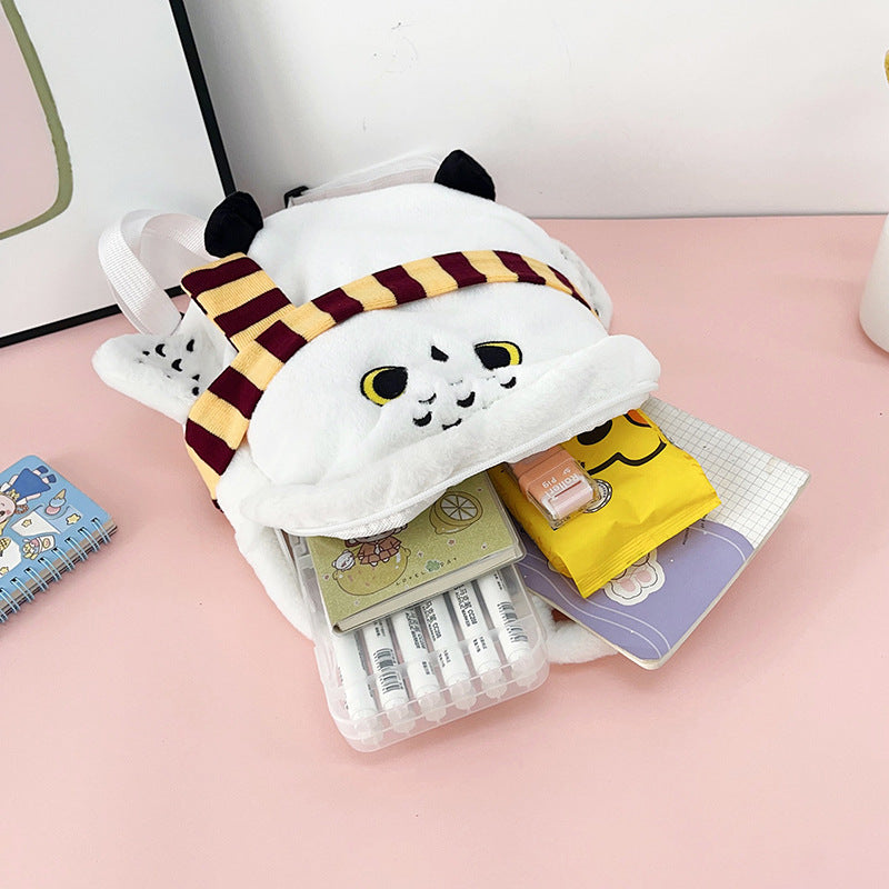 Fluffy Eulen-Rucksack Karnz