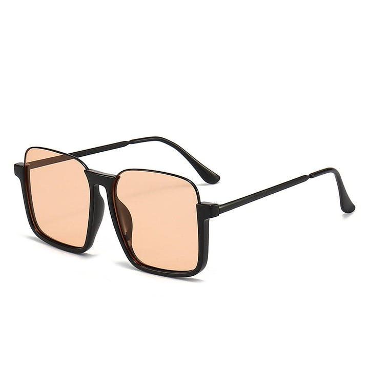 Oversized quadratische Sonnenbrille