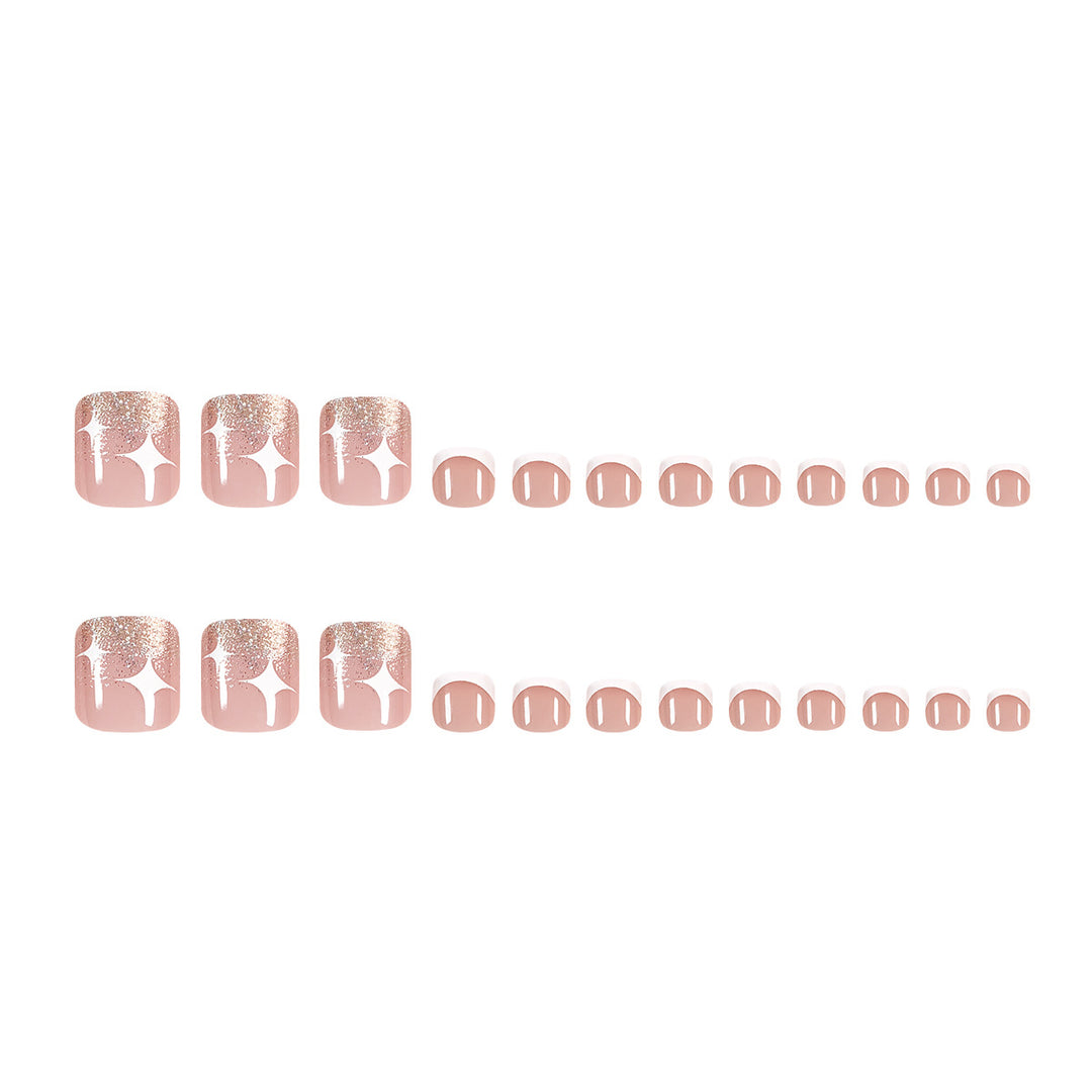 Kreatives Fußnageldesign Karnz