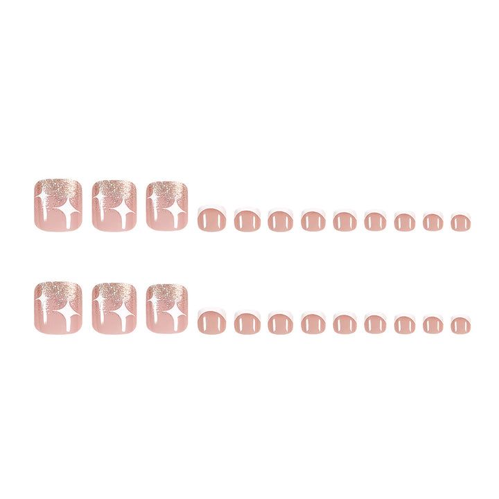 Kreatives Fußnageldesign Karnz