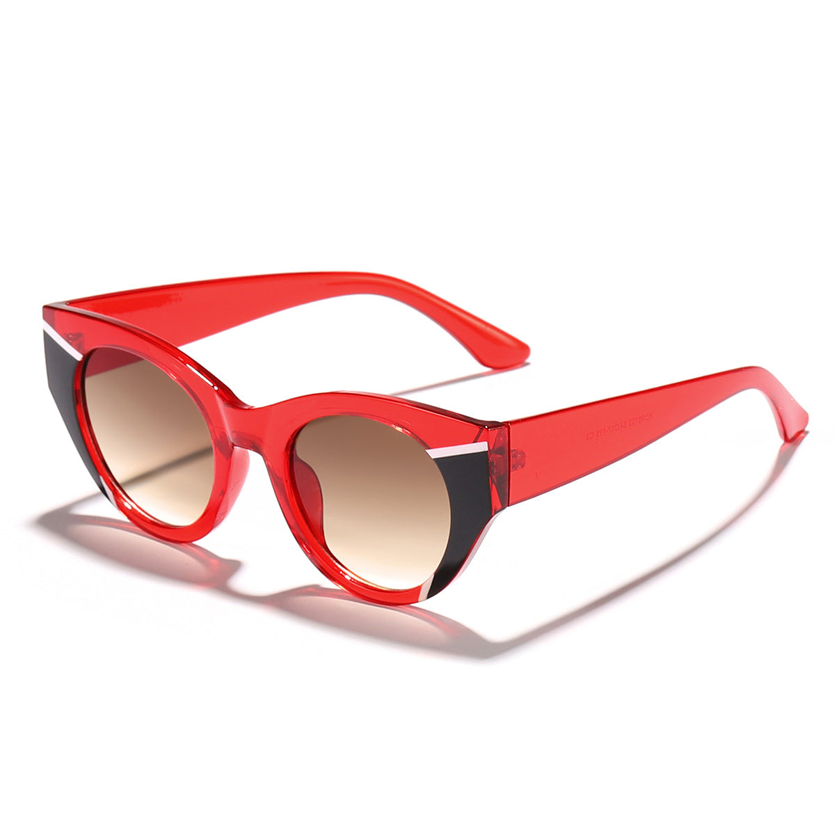 Damen modische Sonnenbrille mit einzigartigem Leoprint Karnz