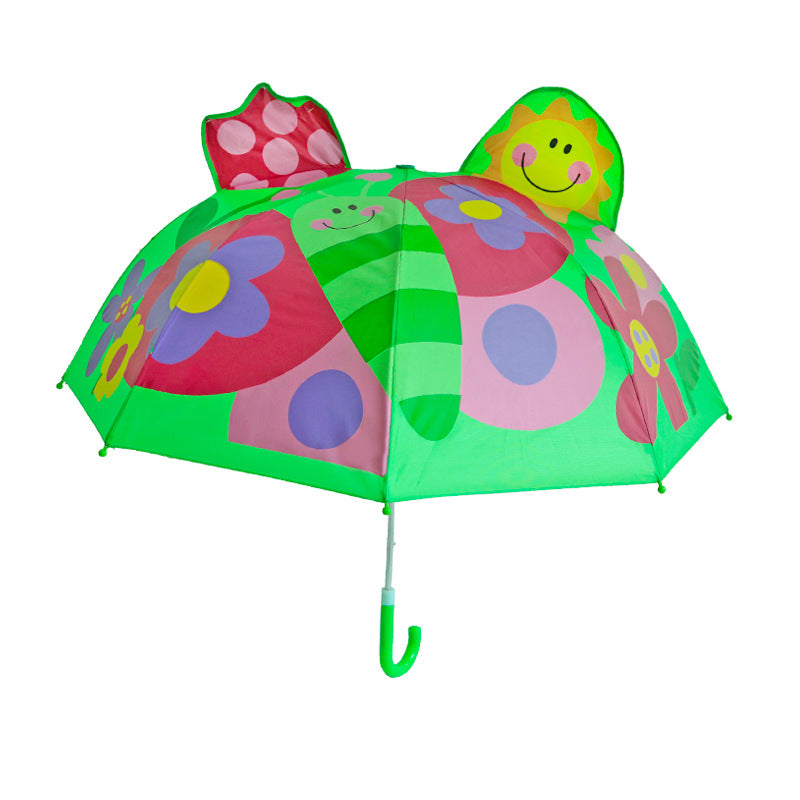 Damen Regenbogen Einhorn Regenschirm Karnz