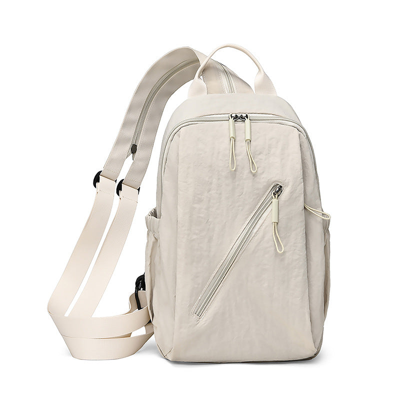 Kompakte Mehrfach-Taschen Sling-Rucksack