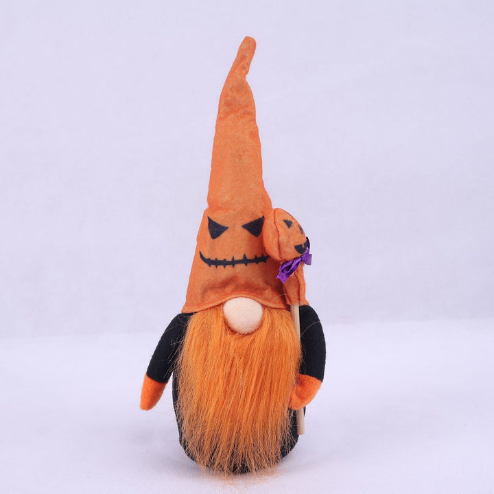 Halloween Dekofigur mit Hexenhut