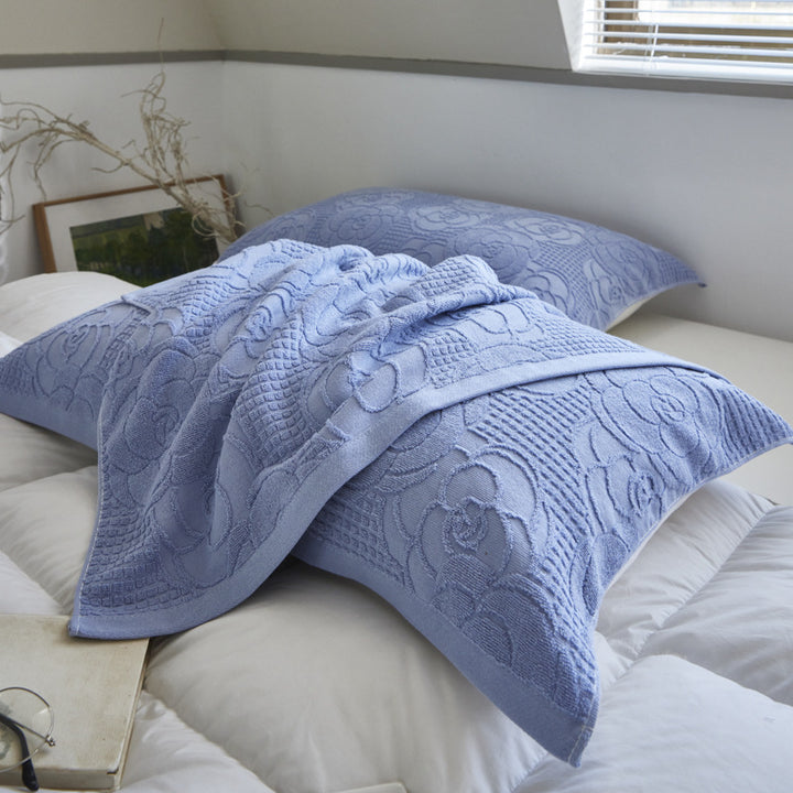 Luxus Jacquard Baumwolle Handtuch Kissenbezug Set