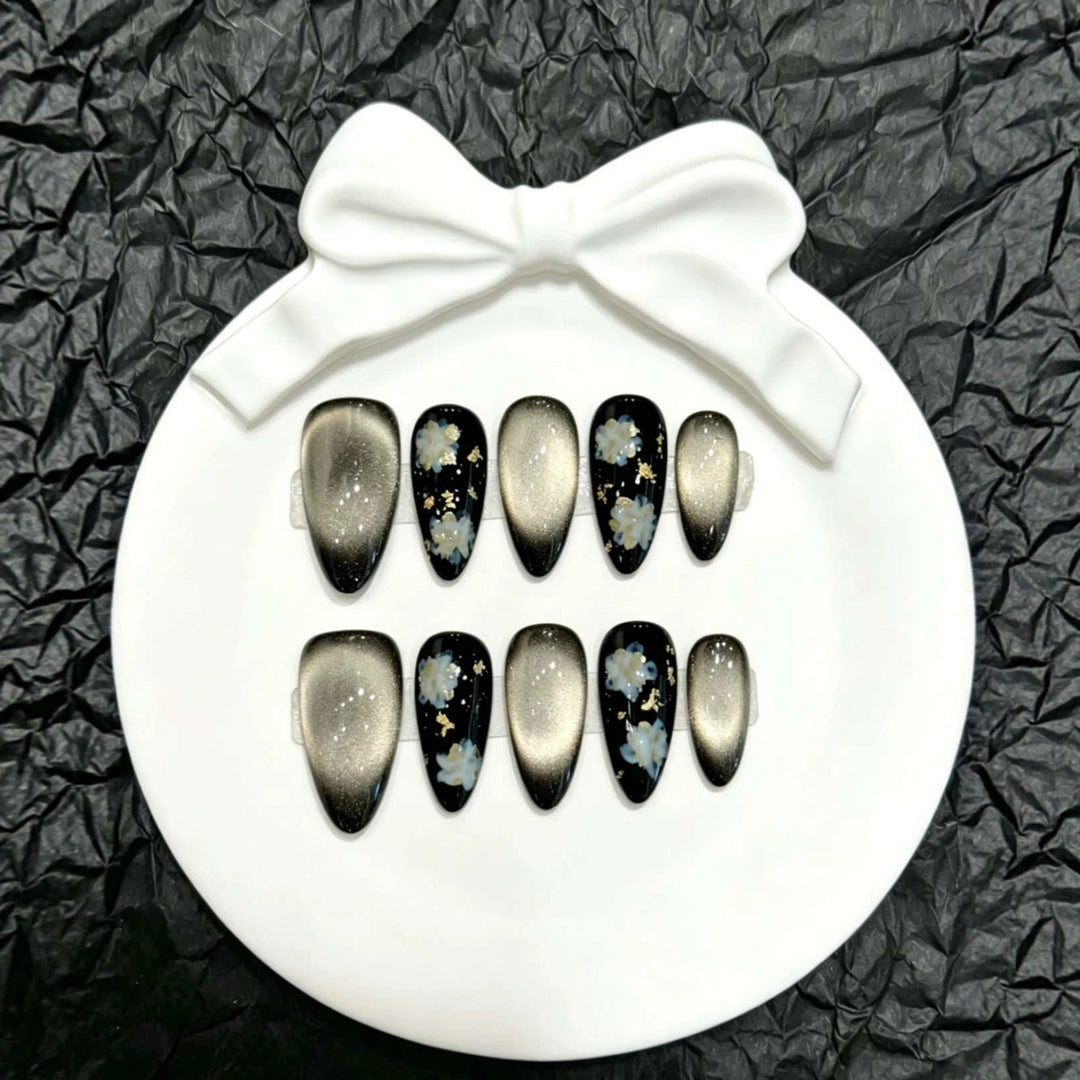 Exquisites dekoratives Presse-Nagelkunst-Set 1791773892