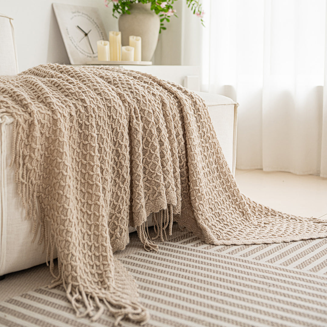 Home Decor Strickwurfdecke