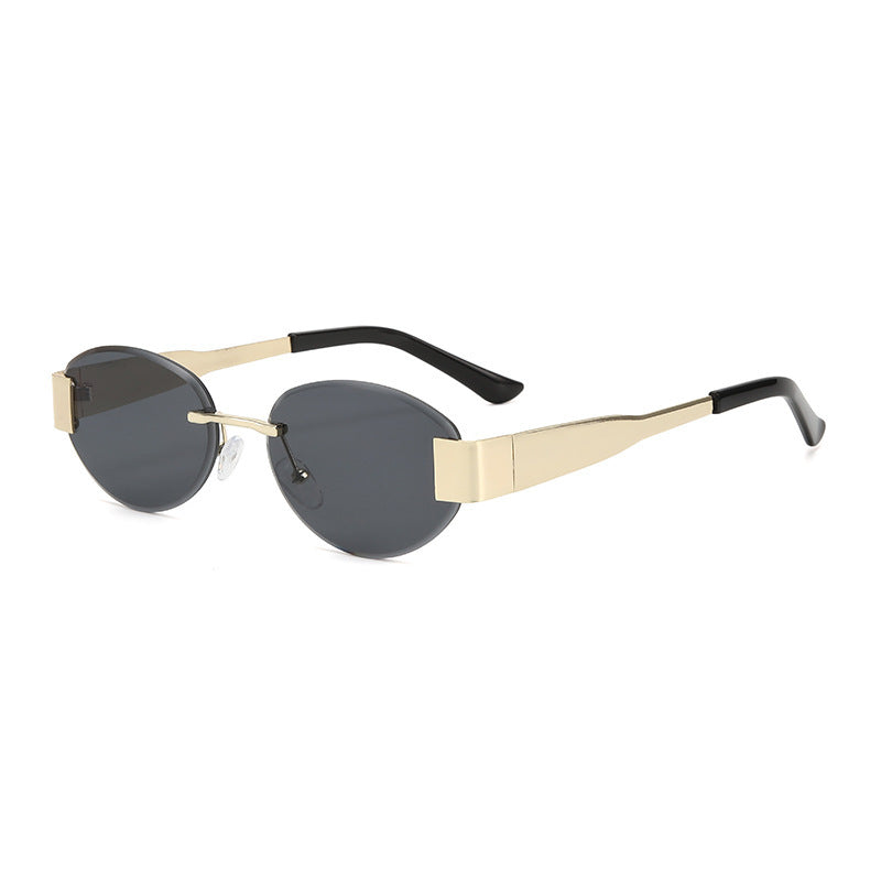 Damen glamouröse Sonnenbrille mit klarem, elegantem Rahmen und schützendem UV-Filter Karnz