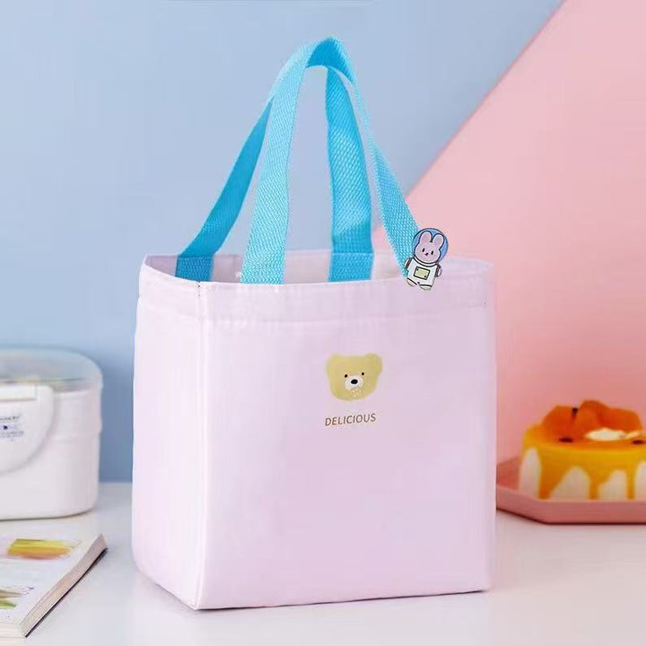 Niedlicher tierischer isolierter Lunch-Tote