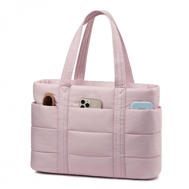 Gepolsterte Alltags-Handtasche mit Praktischen Außentaschen Karnz