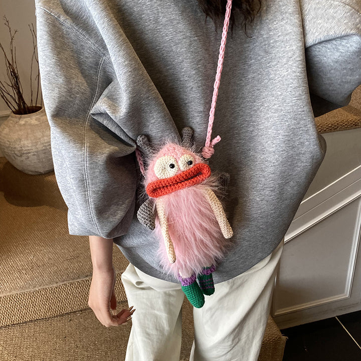 Süße Häkel-Elfen-Plüschtasche