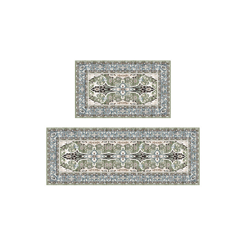Künstlerisches Vintage geometrisches Teppichset Karnz