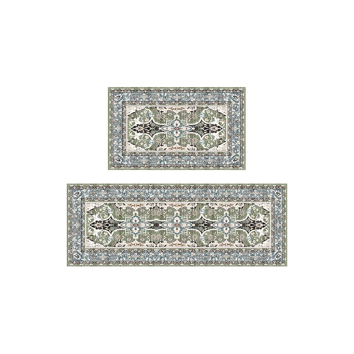 Künstlerisches Vintage geometrisches Teppichset Karnz