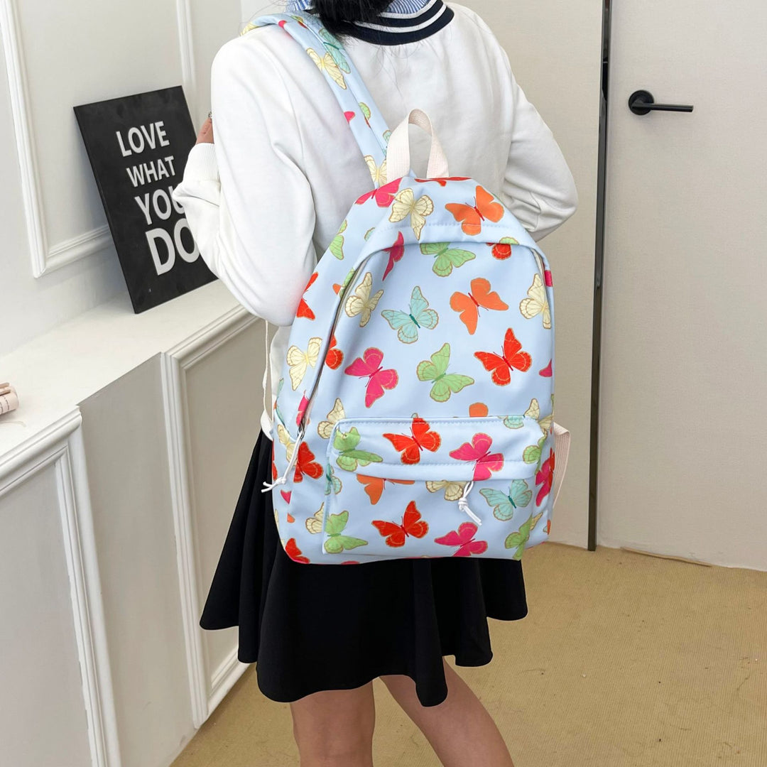 Lebhafte Schmetterlingsmuster-Rucksack Karnz