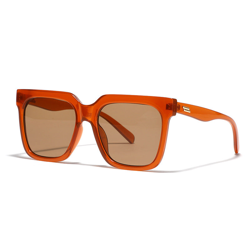 Damen quadratische Sonnenbrille mit elegantem Schildpatt-Design Karnz