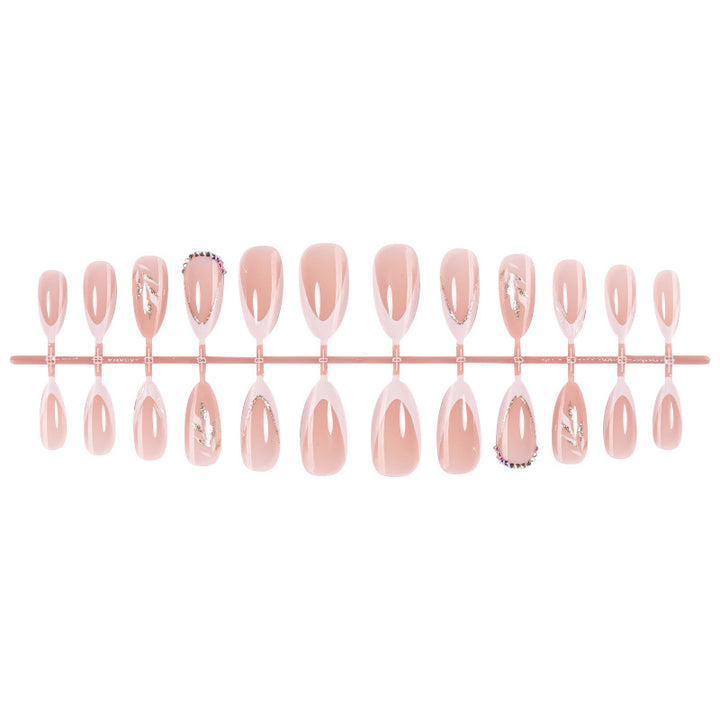 Elegante Blumenschnapp-Nagelkunst-Set Karnz
