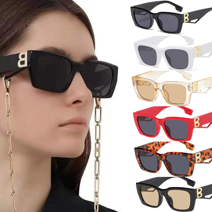 Damen trendige Sonnenbrille mit markantem Design Karnz