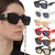 Damen trendige Sonnenbrille mit markantem Design Karnz