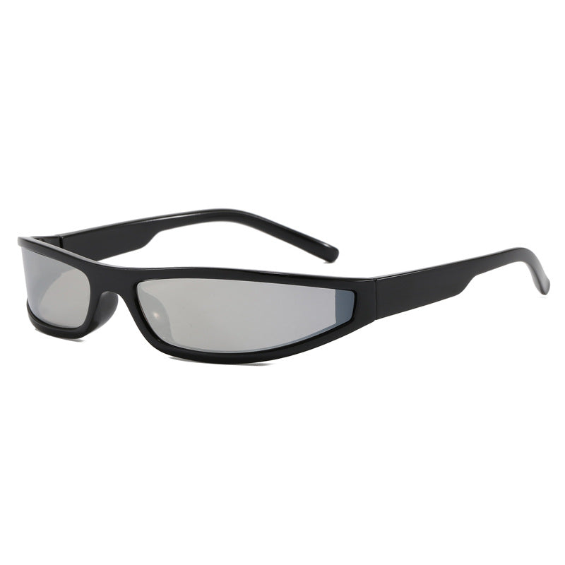 Damen sportliche Sonnenbrille mit flachem, aerodynamischem Design und UV-Schutz Karnz