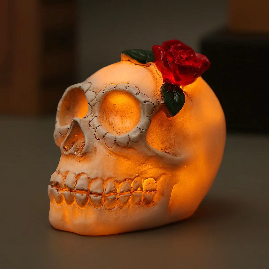 Dekorative LED Totenkopf-Lampe Karnz