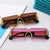 Damen futuristische Oversize-Sonnenbrille mit Metall-Details Karnz