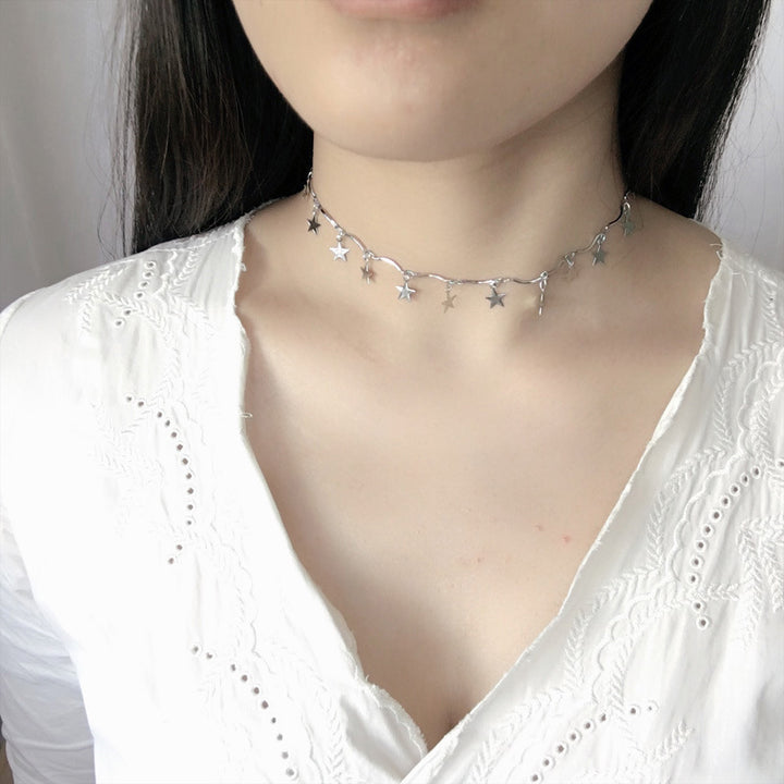 Stern Charm Linked Chain Necklace Karnz