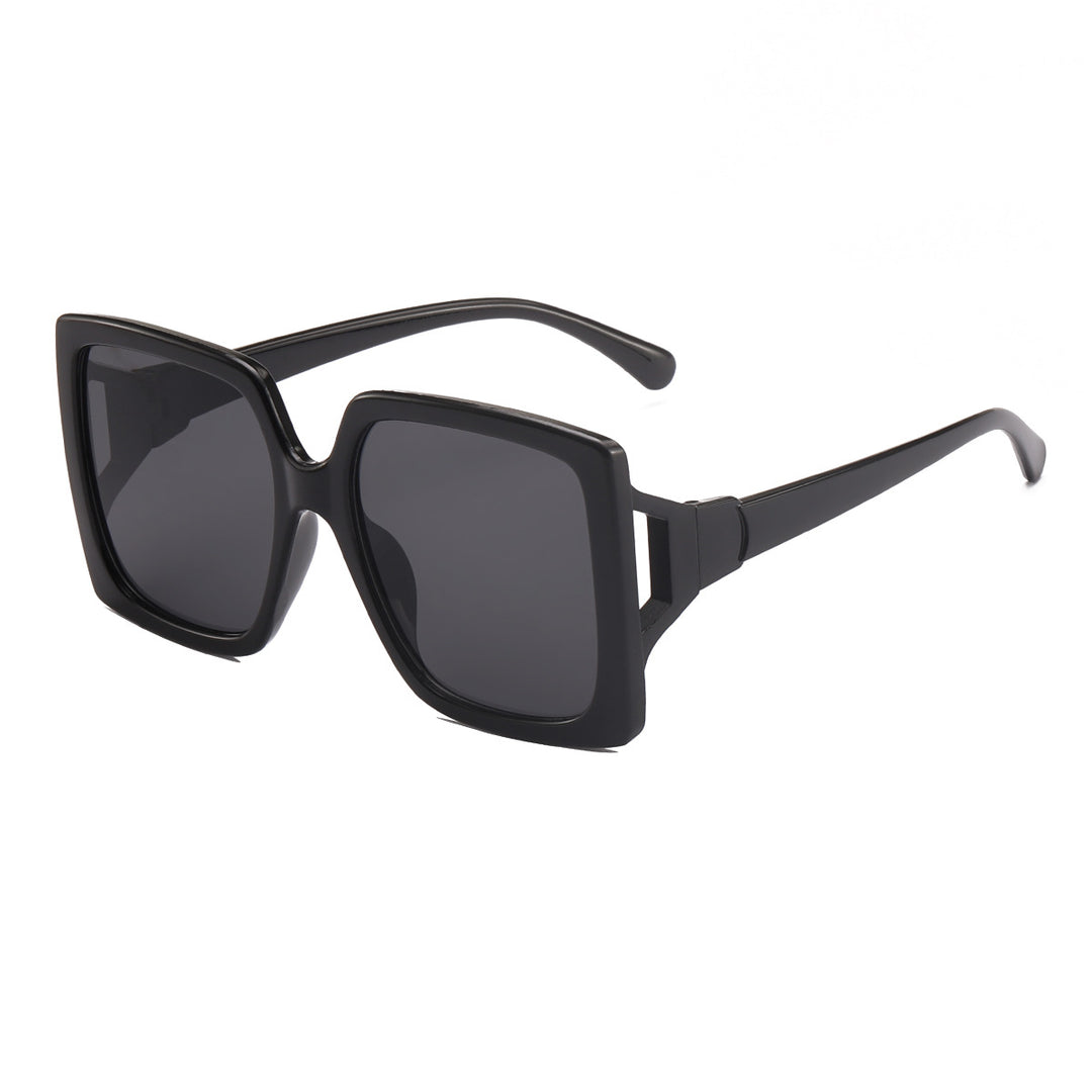 Damen modische oversized Sonnenbrille mit Gradient-Gläsern Karnz