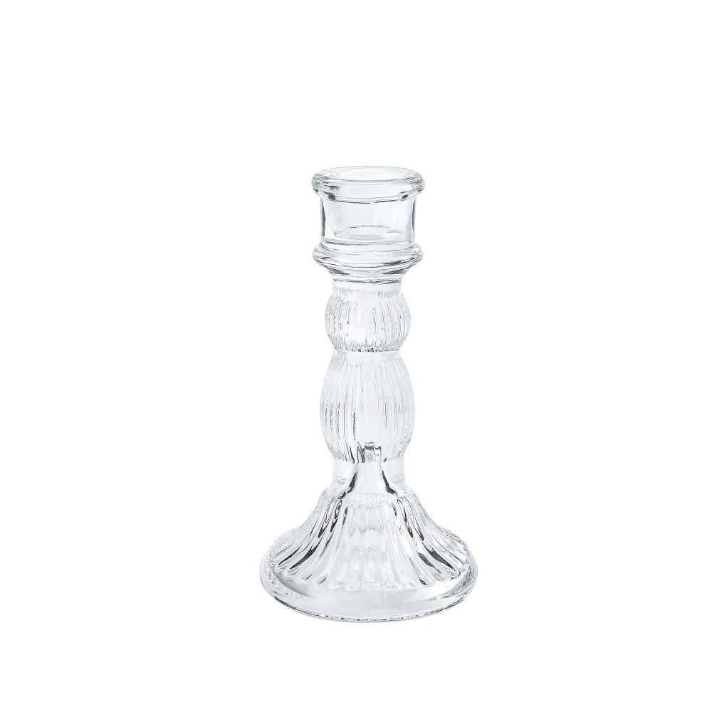Hochgepresster Glas-Dekor-Kerzenständer Karnz